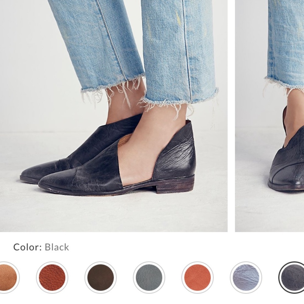 Free people cut out flat